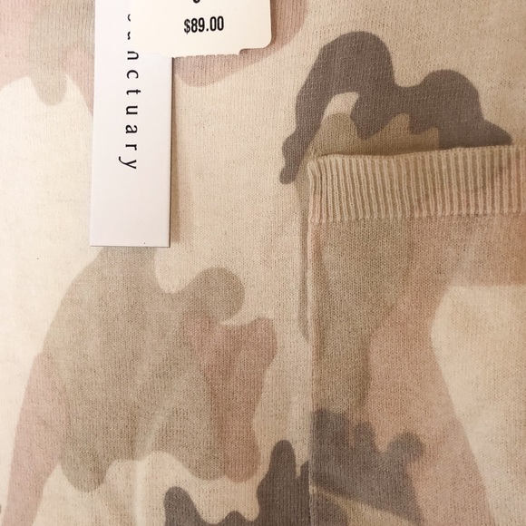 Sanctuary camo one pocket sweater NWT - Picture 7 of 7